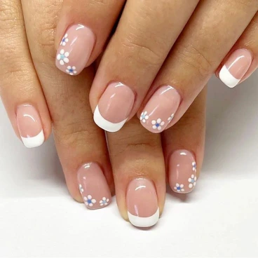 white tip nails